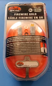 Geek Squad Firewire 24k Gold Cable 14' Feet 6-pin IEEE 1394 GS-14FW64  BRAND NEW - Picture 1 of 4