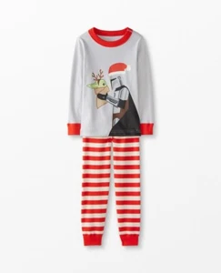 Disney Hanna Andersson STAR WARS™: The Mandalorian Long John Pajama Set Size 8 - Picture 1 of 1