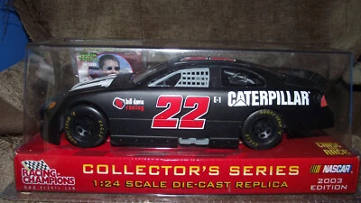 Racing Champions-1/24-NASCAR-#22-Ward Burton-TIME TRIAL-2003-Caterpillar-Dodge - Image 1 of 2