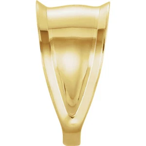 Colgante Fianza Abierta 1 Pieza 6,5mm x 4mm en Oro Amarillo 14K U Oro Blanco - Imagen 1 de 4