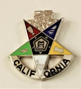 Vintage Pin Very Old Beautiful Design (California) Multi Color - Picture 1 of 2