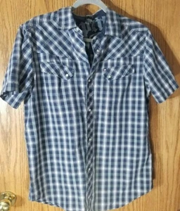 Camisa de manga corta a cuadros marca Split para hombre con logotipo grande playa verano patín - Imagen 1 de 5
