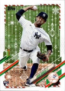 Devi Garcia 2021 Topps Holiday Baseball - #HW77 RC - New York Yankees - Picture 1 of 2