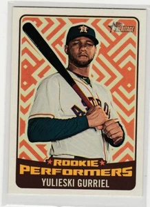 2017 TOPPS HERITAGE "YULIESKI GURRIEL"ROOKIE PERFORMERS RC"ARIZONA D-BACKS" - Picture 1 of 4