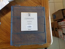 Locker Style 8" Mesh Locker Shelf, Stackable Grey 11X10X8 New