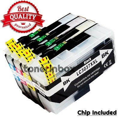 4 Pack LC3037 XXL Ink Cartridge For Brother MFC-J5845DW MFC-J5945DW MFC-J6545DW - Image 1 of 2