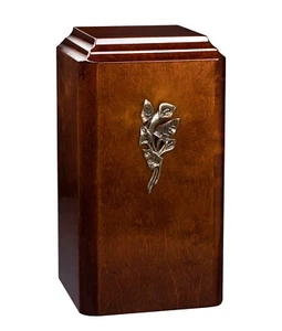 Modern Cremation Casket Funeral Ashes Urn for Adult- High Gloss - Picture 1 of 8