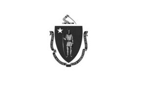 Calcomanía de vinilo cámper camión cámper con bandera del estado de Massachusetts MA pegatina para ventana tenue VAR - Imagen 1 de 1