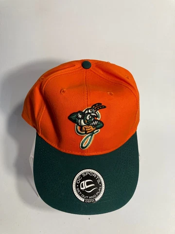 OC SPORTS "G" BEES/HORNETS MASCOT ORANGE ADJUSTABLE BASEBALL CAP MINOR LEAGUE Cover