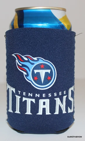 New Tennessee Titans NFL Football League Sport Licensed Can Cooler Coolie Koozie Cover