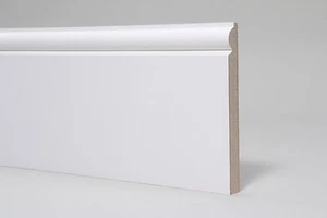 Skirting Board White Primed MDF Torus 168 x 18 x 4400mm - Picture 1 of 5