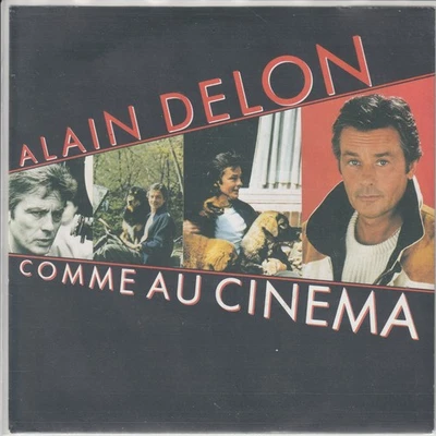 Alain Delon – Comme au cinema – Carrere 14.242 -© 1987– 7“-Single –franz. Press. - Bild 1 von 2