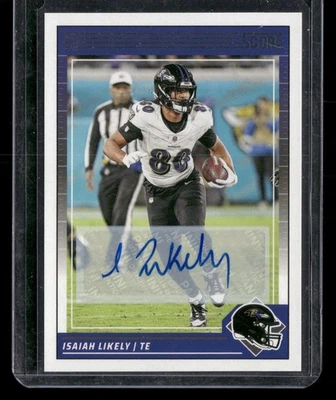 2024 Panini Score Isaiah Likely #21 - Image 1 of 2