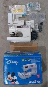 Máquina de coser bordar computarizada Brother SE-270D DISNEY - Leer ** ROTA - Imagen 1 de 12