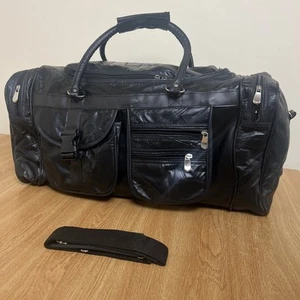 Botschaft 25 Zoll Leder Rindsleder Reisetasche - Bild 1 von 11