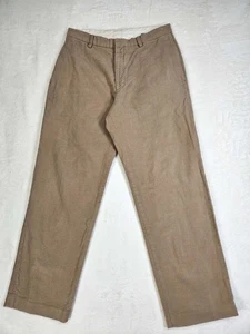 Pantalones de franela Banana Republic para hombre 32x30 bolsillos marrón (ajuste: 31x29) - Imagen 1 de 11