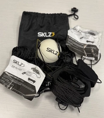 Treinador de rebatidas guiado de softbol profissional com zíper e retorno SKLZ - Imagem 1 de 2