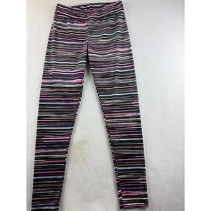 ClimateRight by Cuddl Duds gestreifte Leggings M/M rosa lila grau schwarz Stretch - Bild 1 von 7