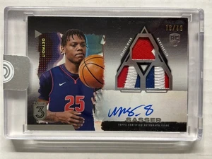 2024 Topps 3 Marcus Sasser Rookie Auto Relic /49 Pistons  - Bild 1 von 2