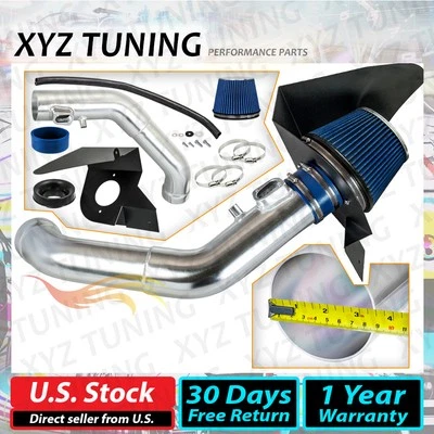 Kit de admisión de aire frío XYZ AZUL + protector térmico para BMW 335i/435i/M135i 2012-2016 3,0 L Foto 1 de 4