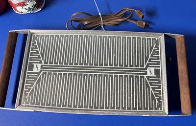 Calentador de alimentos automático eléctrico Salton Hotray vintage modelo H-121 placa caliente FUNCIONA Foto 1 de 4