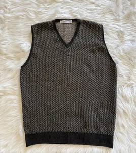 Inis Meain Kaschmir Wolle Pullover Weste Strickpullover Grün Medium - Bild 1 von 4