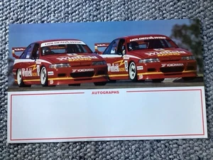 WINFIELD RACING HOLDEN WISE POSTER WITH AUTOGRAPH SECTION EXCELLENT CONDITION - Picture 1 of 6