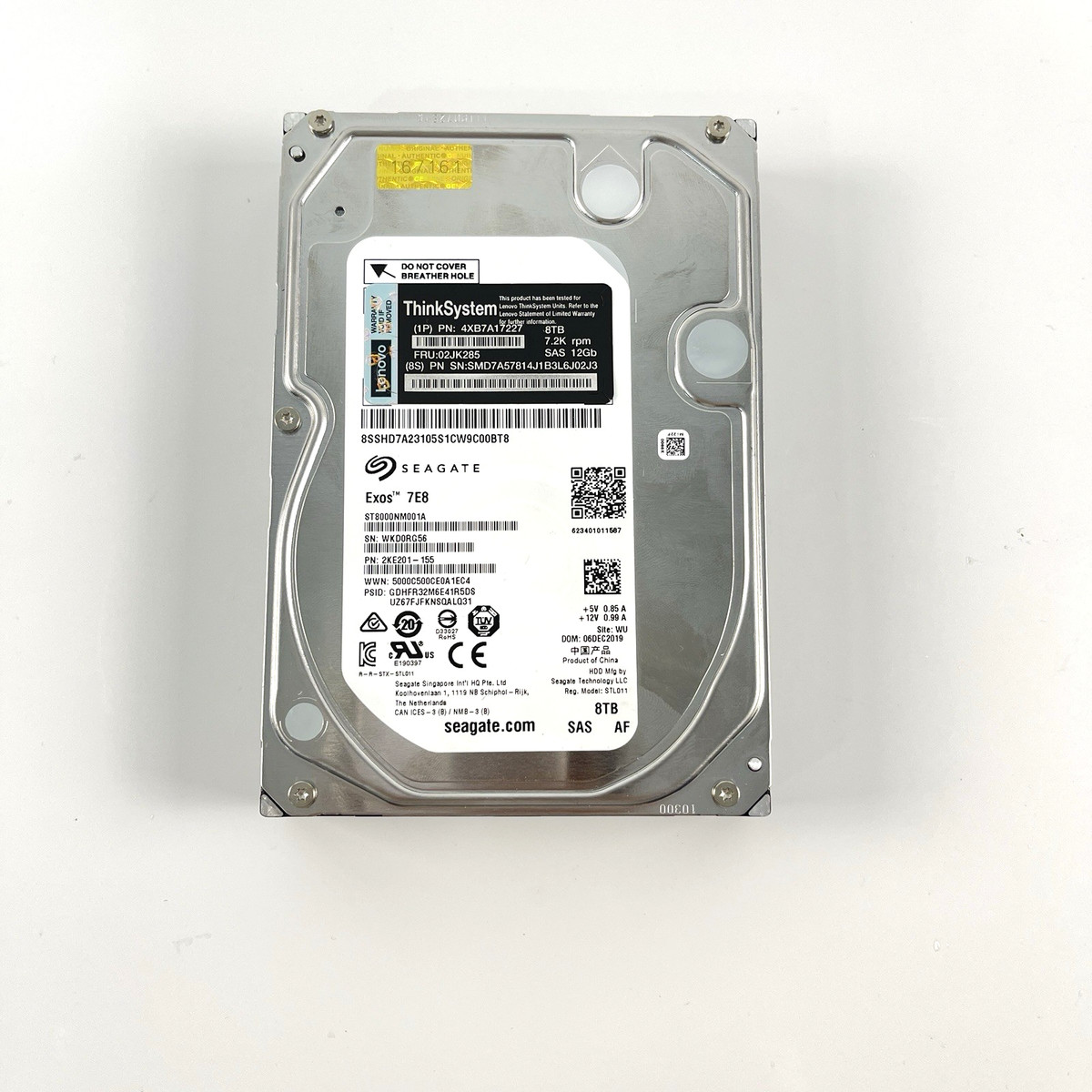 (未使用･未開封品)　8tb 3.5?SAS 7200rpm 256?MBキャッシュno暗号化 df5ndr3 中古】(未使用・未開封品) Seagate Enterprise 8TB df5ndr3 未