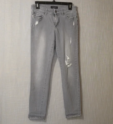 Banana Republic Skinny Fit Denim Jeans Gray Distressed Women’s Petite 27/4 #A-7 - Image 1 of 4
