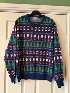 Jersey de Navidad Marks And Spencer Talla M Fair Isle Tejido Tradicional Nuevo - Imagen 1 de 11