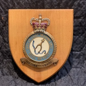 Vintage Royal Air Force OFFIZIER KADETTENAUSBILDUNG Mess Wandrelief/Schild - Bild 1 von 10