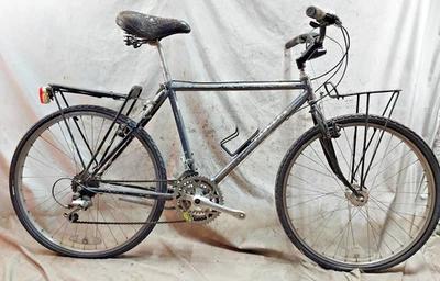 Bicicleta híbrida Univega 1986 18,5" grande Shimano Tange acero cromado retro cercanías Foto 1 de 4