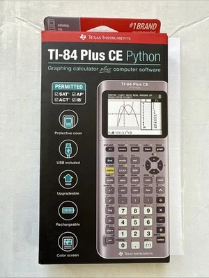 Texas Instruments TI-84 Plus CE Python Graphing Calculator Infinity Iris - Image 1 of 2