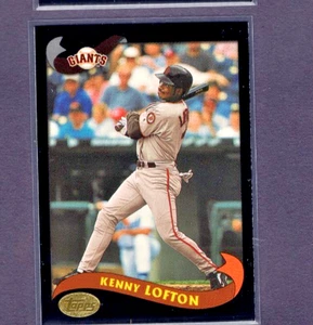2002/2003 TOPPS KANEBO JAPAN RARE BLACK PARALLEL #53 KENNY LOFTON GIANTS SSP /10 - Picture 1 of 2