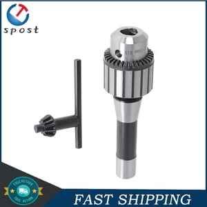 5/8 Zoll R8 Super Schwerlast Bohrfutter Kapazität mit R8 Schaft & Anziehschlüssel Neu - Bild 1 von 10