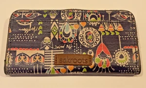 Sakroots Eco-Twill Geldbörse Royal Blau Indigo - Bild 1 von 7
