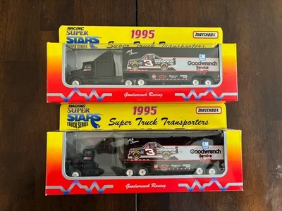 (2) Mike Skinner 1995 Matchbox Super Stars GM Goodwrench Service Transporters - Imagem 1 de 3