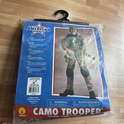 Army man Halloween costume size 12/14 fits 8/10 years NWT - Image 1 of 4