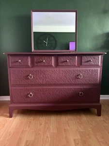 Stag Minstrel Chest 6 Drawers Fitted Mirror - Picture 1 of 6