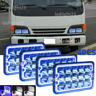 Faros antiniebla de haz sellado alto/bajo 4 piezas 4x6"" aptos para W3500 W4500 W5500 Foto 1 de 4