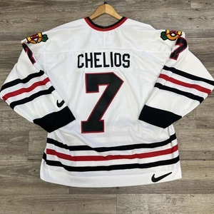 Chris Chelios Chicago Blackhawks Vintage Nike NHL Hockey Trikot Gr. 56 NEU - Bild 1 von 8