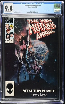 New Mutants Annual (1984) #1 CGC NM/M 9.8 Off White to White Marvel 1984 - Image 1 of 2