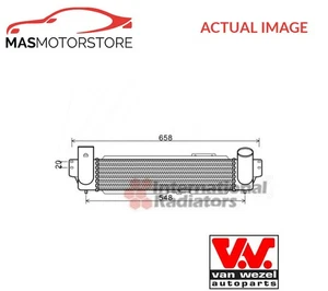 INTERCOOLER RADIATOR VAN WEZEL 83004141 FOR KIA SORENTO I 2.5 CRDI 2.5L - Picture 1 of 5
