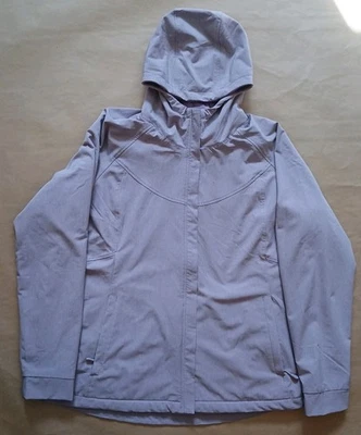 Chaqueta Kirkland para mujer XXL lavanda caparazón suave con capucha forrada de lana cremallera completa Foto 1 de 4