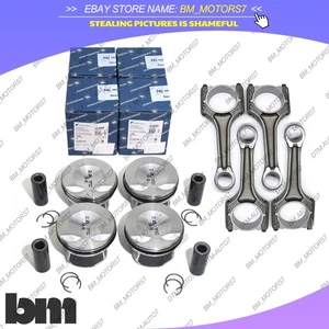 KS OEM pistons STD and Genuine Connecting Rods Φ23mm for AUDI A4 Q5 A5 A6 2.0T - Picture 1 of 10