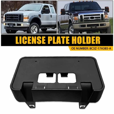 For 2008 - 2010 Ford F250 F350 F450 F550 Front Bumper License Plate Bracket OEM - Image 1 of 4