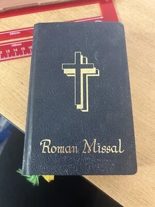ROMAN MISSAL, WRITING INSIDE AS SHOWN - Picture 1 of 4