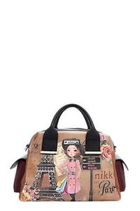 Nicole Lee USA Eco-Leather Boston Bag - Picture 1 of 9