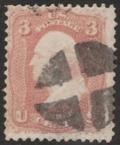 Scott #65 3 Cent 1861-62 Cork Cancel 65SP24_41 - Picture 1 of 1