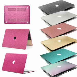 Shinny Glitter Powder Coated Laptop Hard Case KB Cover For Macbook Pro Air M1 M2 - Picture 1 of 51